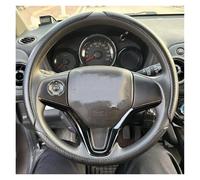 Steering Wheel Cover 2/3PCS Carbon Fiber Silicone Car Steering Wheel Cover Anti-skid Booster Cover Auto Accessories 38cm For Auto Deco(C 3PCS Black)