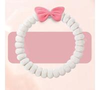 Steering Wheel Cover 36cm Faux Bow Design Cute Steering Wheel(D)