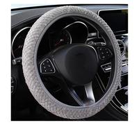 Steering Wheel Cover 37-39cm universal steering wheel cover wear-resistant anti-skid gear cover handbrake cover auto parts(Grey)