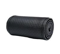 Steering Wheel Cover 40cm 42cm 45cm 47cm 50cm Steering Wheel Protective Cover Leather Car Steering Wheel Cover Truck Bus Lorry Braid Car Steering Wheel Cover(All Black-47CM)