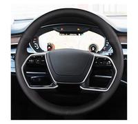 Steering Wheel Cover A8 S8 A7 A6 A8L For Etron 2021-2022 DIY Car Steering Wheel Cover Wrap Braid Artificial Leather Car Steering Wheel Cover(White Thread)