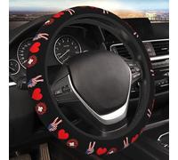 Steering Wheel Cover America Peace Switzerland Switzer Helvetian Flag Car | Wheel Covers Autos 2 PCS Durability Car Wheel Cover Comfort Grip Car Steering Wheel Covers SUVs Trucks