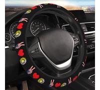 Steering Wheel Cover America Peace Vatican The Vatican Flag Car Steering | Wheel Covers SUVs 2 PCS Durability Car Steering Wheel Cover Elastic Car Wheel Covers Autos Trucks