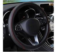 Steering Wheel Cover - Anti-Slip Breathable Leather Grip, Car Interior Accessory For Daihatsu Sirion Charade Terios Mira YRV Universal-Red Line
