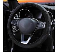 Steering Wheel Cover - Anti-Slip Breathable Leather Grip, Car Interior Accessory For Daihatsu Sirion Charade Terios Feroza - Universal-Black
