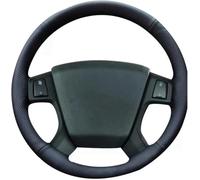Steering Wheel Cover - Anti-Slip Breathable Leather Grip, Car Interior Accessory For Dodge Avenger SXT Caliber 2006-2011 Universal-Red thread