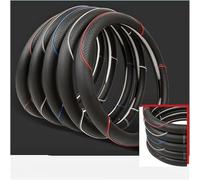 Steering Wheel Cover - Anti-Slip Breathable Leather Grip, Car Interior Accessory For MINI Clubman Countryman Clubvan Coupe - Universal -WHITE