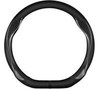Steering Wheel Cover - Anti-Slip Breathable Leather Grip, Car Interior Accessory For Skoda Kamiq b Rapid - - - Universal 38cm-Type D Carbon fiber