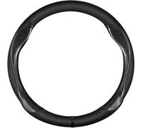 Steering Wheel Cover - Anti-Slip Breathable Leather Grip, Car Interior Accessory For Skoda Kamiq b Rapid - - - Universal 38cm-Type O Carbon fiber