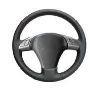 Steering Wheel Cover Artificial Leather Steering Wheel Cover DIY Black Hand-stitched Car Steering Wheel Covers For Subaru For Tribeca 2007-2011 Car Wheel Cover(Gray)
