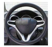 Steering Wheel Cover Black Non-slip Microfiber Leather Car Steering Wheel Cover For Fit 2009-2013 For City For Jazz For Insight 2010 Wheel Sleeve Protector(WHITE)