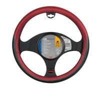 Steering Wheel Cover Lampa Club, Skeentex - M - Ø 37/39 cm - Black/Red