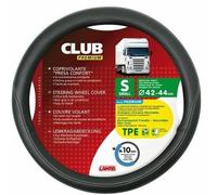 Steering Wheel Cover Black Truck Caravan CLUB Faux Leather Skeentex S 42 44