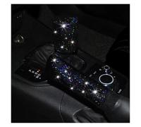 Steering Wheel Cover Bling Bling Diamond Rhinestones Car Steering Wheel Cover 37/38cm Auto Interior Accessories Women Case Car Styling Four Seasons(Black 2Piece)
