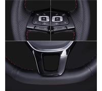 Steering Wheel Cover Car For Suzuki For Jimny For Sierra For Swift For Sport For Teszt For Baleno 2018-2022 Microfibre Leather Car Steering Wheel Cover(Red Thread)
