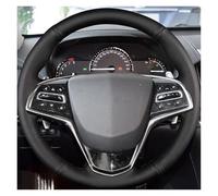 Steering Wheel Cover Car Steering Wheel Braid Cover For Cadillac ATS ATS-L 2013-2019 For CTS 2014-2017 For ELR 2014-2018 Car Accessories Interior Accessories(Yellow Thread)