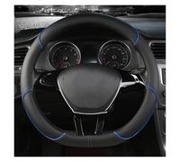 Steering Wheel Cover Car Steering Wheel Cover 38cm PU Leather For VW For Teramont For Atlas For T-Roc For T-cross Car Steering Covers(D Blue)