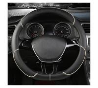 Steering Wheel Cover Car Steering Wheel Cover 38cm PU Leather For VW For Teramont For Atlas For T-Roc For T-cross Car Steering Covers(D Beige)