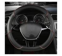 Steering Wheel Cover Car Steering Wheel Cover 38cm PU Leather For VW For Teramont For Atlas For T-Roc For T-cross Car Steering Covers(D Coffee)