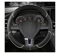 Steering Wheel Cover Car Steering Wheel Cover 38cm PU Leather For VW For Teramont For Atlas For T-Roc For T-cross Car Steering Covers(O white)