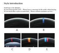 Steering Wheel Cover Car Steering Wheel Cover Black Artificial Leather For Subaru For Impreza WRX 2003-2007 For Saab 9-2X 2005 2006(Black thread)