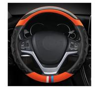 Steering Wheel Cover Car Steering Wheel Cover Carbon Fibre 38cm For X1 X2 X3 X4 X5 X6 X7 For E36 E39 E46 E53 E60 E63 E82 E87 E90 E91 Auto Accessories Wheel Sleeve Protector(Orange)