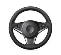 Steering Wheel Cover Car Steering Wheel Cover For BMW For E60 For E61 For 530d For 545i For 550i For E63 For E64 For 630i For 645Ci For 650i Braid For Steering Wheel Car Steering Wheel(Red blue thread