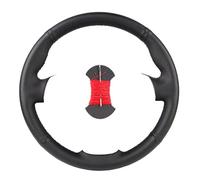 Steering Wheel Cover Car Steering Wheel Cover For Toyota E'Z For RAV4 2013-2019 For Corolla 2013-2017 iM For Scion Auris Steering Protective(Black red thread)