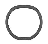 Steering Wheel Cover Car Steering Wheel Cover Interior Genuine Leather Breathe Suede For Peugeot 308 408 508 3008 4008 5008 2008 206 307 Car Steering Covers(Grey A)