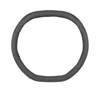 Steering Wheel Cover Car Steering Wheel Cover Interior Genuine Leather Breathe Suede For Peugeot 308 408 508 3008 4008 5008 2008 206 307 For GT Car Steering Covers(Black A)