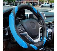 Steering Wheel Cover Car Steering Wheel Cover Leather Steering Wheel Cover Universal 37-38cm 14.5-15inch Anti-slip Breathable Steering Wheel Protector
