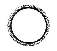 Steering Wheel Cover Car steering wheel cover leopard print goddess inside the breathable non-slip no inner ring handlebar