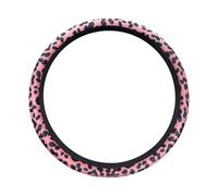 Steering Wheel Cover Car steering wheel cover leopard print goddess inside the breathable non-slip no inner ring handlebar