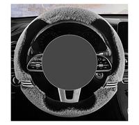 Steering Wheel Cover Car Steering Wheel Cover Plush Universal Winter Super Soft Plush Car Interior Accessories Auto Handlebar On The Steering-Wheel(Black)