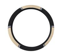 Steering Wheel Cover Car steering wheel cover splicing ice silk breathable non-slip no inner ring elastic handlebar