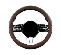 Steering Wheel Cover Car Steering Wheel Cover Universal 38cm Volant Braid On The Steering-wheel For Fashion Non-slip Funda Volante Auto Car Styling(COFFEE O SHAPE)