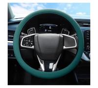 Steering Wheel Cover Car Summer Universal Silicone Steering Wheel Cover Elastic Glove Cover Texture Soft Multi Color Auto Decoration DIY Accessories(Deep Green)