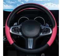 Steering Wheel Cover Car Universal 38cm Steering Wheel Covers Interior Leather Protective Cover Four-season Steering Wheel Covers(Black Rose)