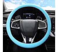 Steering Wheel Cover Car Universal Silicone Steering Wheel Cover Elastic Glove Texture Soft Multi Auto Decoration Microfiber Car Steering