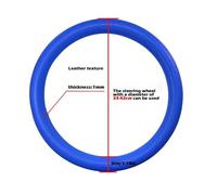 Steering Wheel Cover Car Universal Silicone Steering Wheel Elastic Glove Cover Texture Soft Multi Color Auto Decoration DIY Covers Accessories(I)