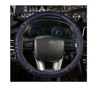 Steering Wheel Cover Carbon Fibre Leather Car Steering Wheel Cover For Toyota For Fortuner 2016-2019 2021 2022 For Hilux 2015-2019 2020 2022 Auto Accessories(Blue)