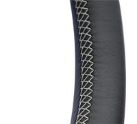 Steering Wheel Cover Custom Car Steering Braid Wheel Cover For Mercedes For Benz E63 W210 E240 E280 E320 2002-2005 Interior Accessories Steering Wheel Covers(Black beige)