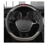 Steering Wheel Cover D Shape Car Steering Wheel Cover Auto Accesorioss For VW For Scirocco For Jetta 6 2017-2021 For Santana 2016-2021 Wheel Cover