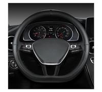 Steering Wheel Cover D Shape Car Steering Wheel Cover For VW For Santana 2016-2021 For Tiguan 2015-2021 Car Interior Accessories Wheel Cover