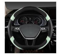 Steering Wheel Cover D Shape Car Steering Wheel Cover For VW For Teramont For Atlas For T-Roc For T-cross 2017 2018 2019 2020 2021 Car Steering Covers(GREEN)