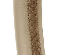 Steering Wheel Cover DIY Braiding Cover For Car Steering Wheel For Skoda Octavia For Superb For Fabia For A5 Braid(Beige)