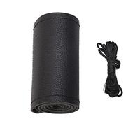 Steering Wheel Cover DIY Car Leather Steering Wheel Covers Braid On The Steering-wheel Auto Cover With Needle And Thread Interior Accessories Kits(4)