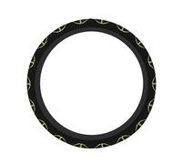 Steering Wheel Cover Domestic Violence Prevention Awareness Car Interior Accessory Anti-Slip Steering Wheel Protective Cover Breathable For Fit Most Cars Truck Auto 38Cm