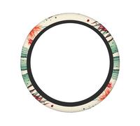 Steering Wheel Cover Exotic Cactus Arrow Pattern Print Car Accessories Universal Car Interior Accessory Breathable For Auto Truck Vehicle 38Cm