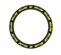 Steering Wheel Cover Flamingo Under The Maple Tree Prints Car Interior Accessory Anti-Slip Car Accessories Stretch For Auto Truck Fit Most Cars 38Cm